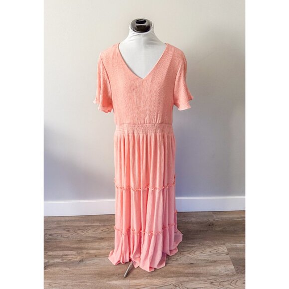 Mikarose Rose Pink Maxi Dress - Picture 4 of 13